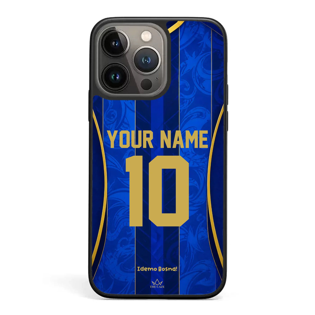 Funda de iPhone de la camiseta de fútbol de Bosnia y Herzegovina
