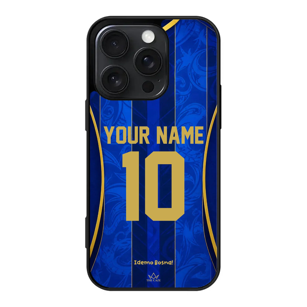 Funda de iPhone de la camiseta de fútbol de Bosnia y Herzegovina