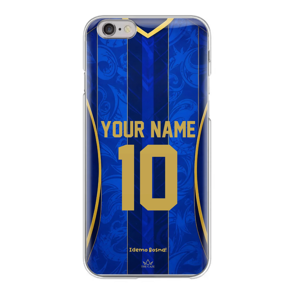 Funda de iPhone de la camiseta de fútbol de Bosnia y Herzegovina