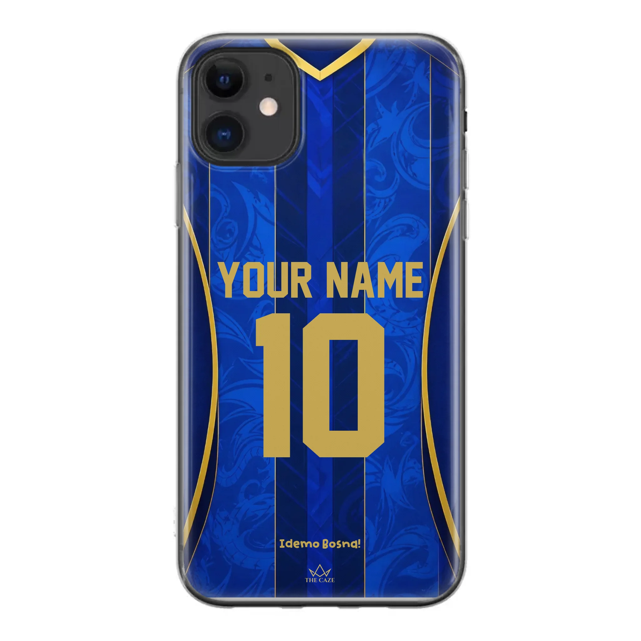 Funda de iPhone de la camiseta de fútbol de Bosnia y Herzegovina
