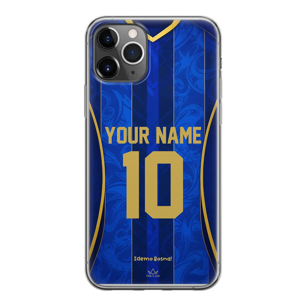 Funda de iPhone de la camiseta de fútbol de Bosnia y Herzegovina