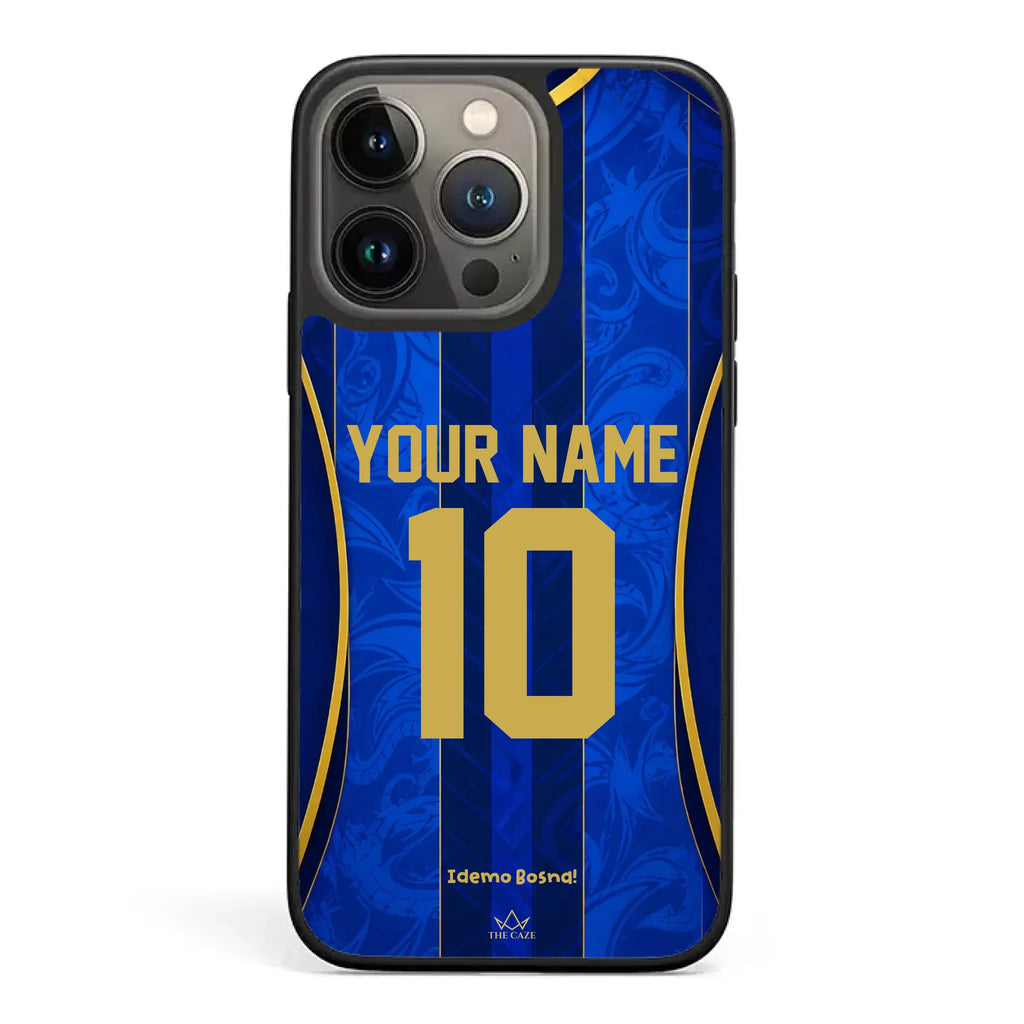 Funda de iPhone de la camiseta de fútbol de Bosnia y Herzegovina