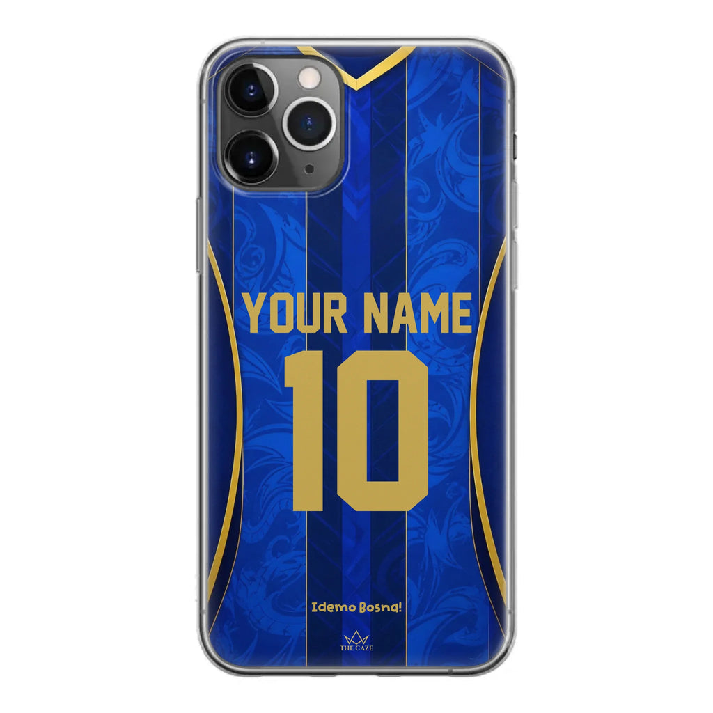 Funda de iPhone de la camiseta de fútbol de Bosnia y Herzegovina