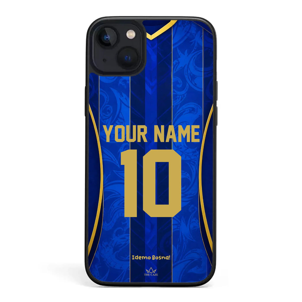 Funda de iPhone de la camiseta de fútbol de Bosnia y Herzegovina