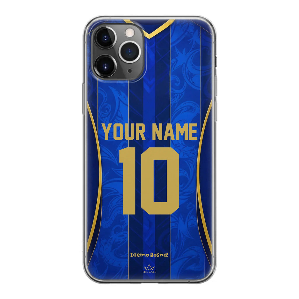 Funda de iPhone de la camiseta de fútbol de Bosnia y Herzegovina