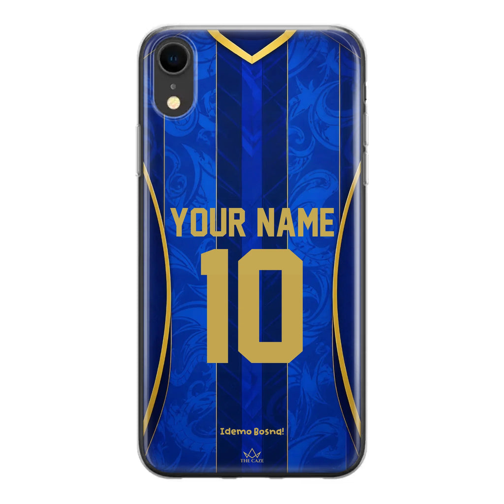Funda de iPhone de la camiseta de fútbol de Bosnia y Herzegovina
