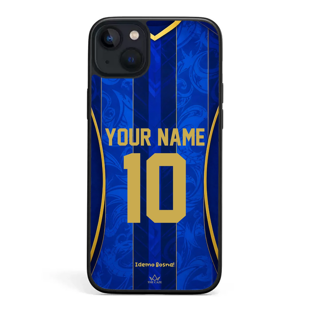 Funda de iPhone de la camiseta de fútbol de Bosnia y Herzegovina