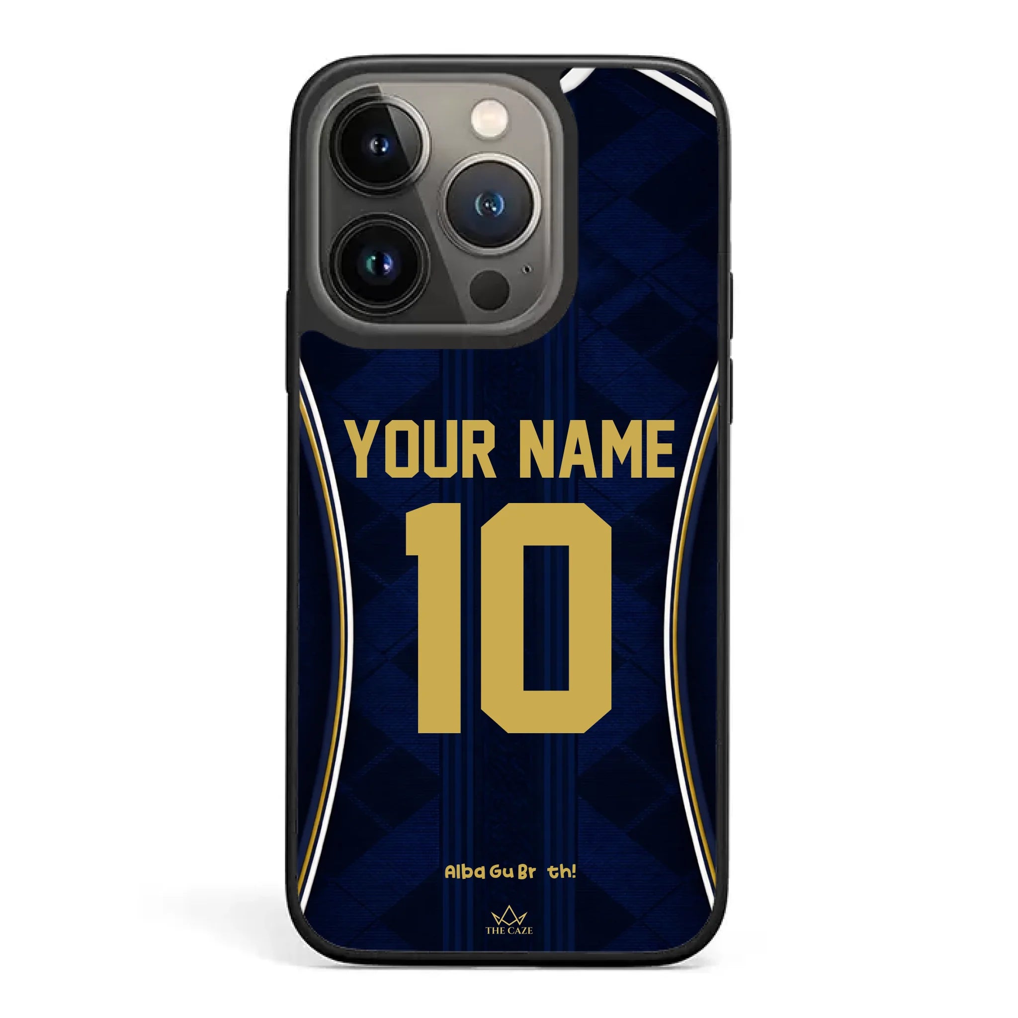 Funda para iPhone de la camiseta de fútbol de Escocia