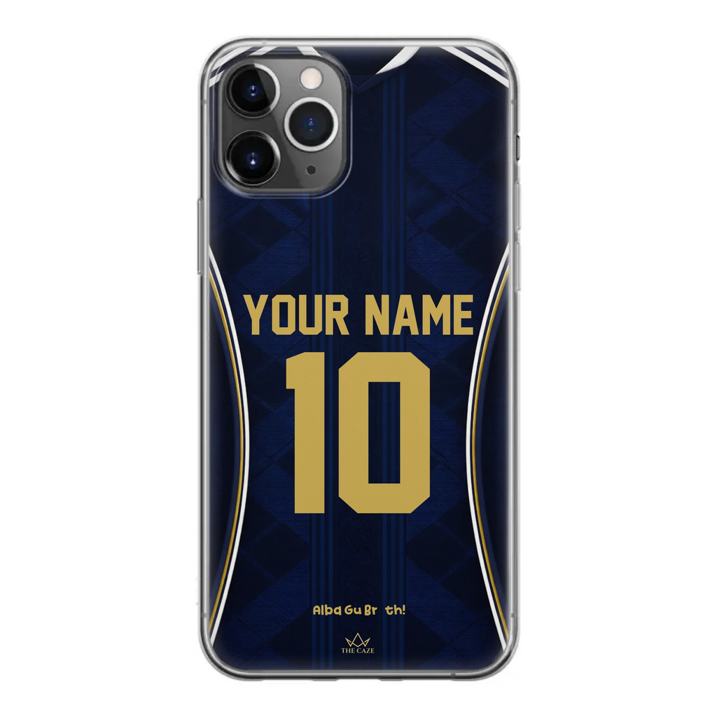 Funda para iPhone de la camiseta de fútbol de Escocia