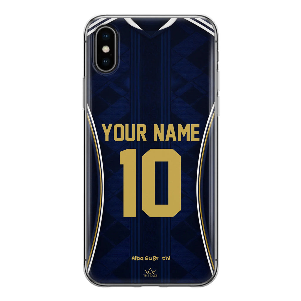 Funda para iPhone de la camiseta de fútbol de Escocia