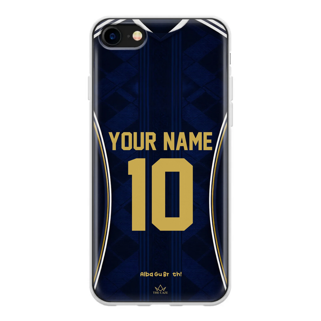 Funda para iPhone de la camiseta de fútbol de Escocia