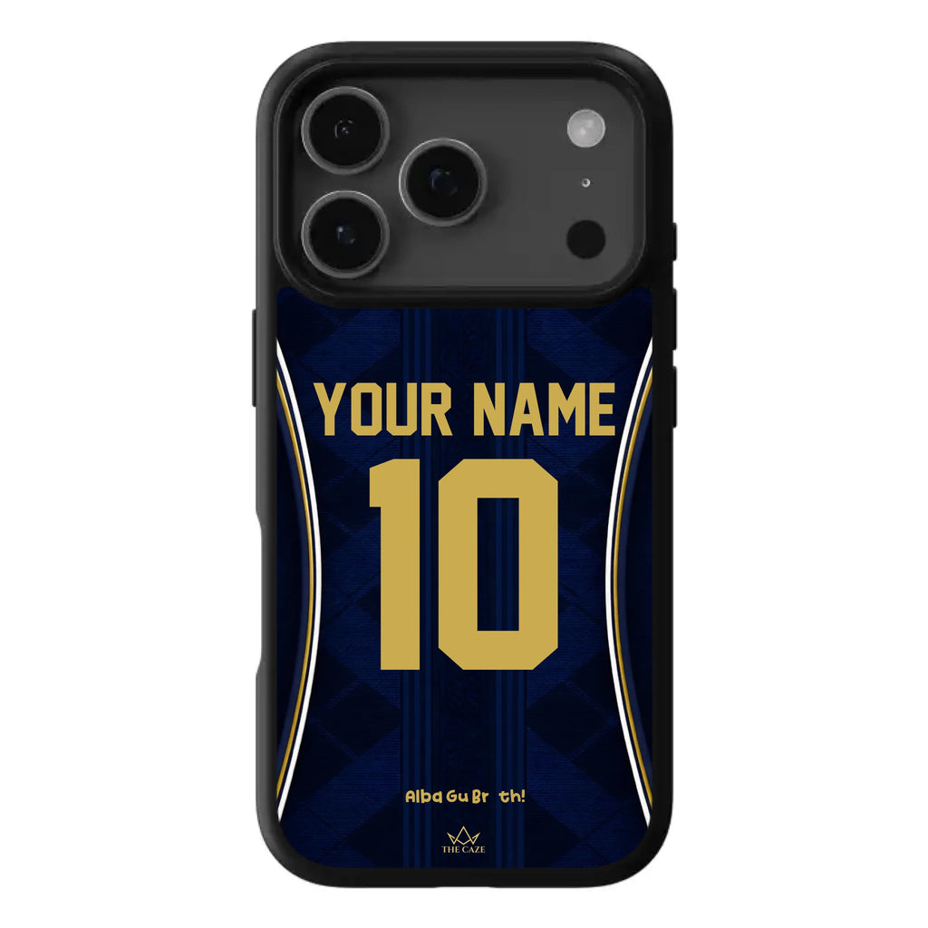 Funda para iPhone de la camiseta de fútbol de Escocia