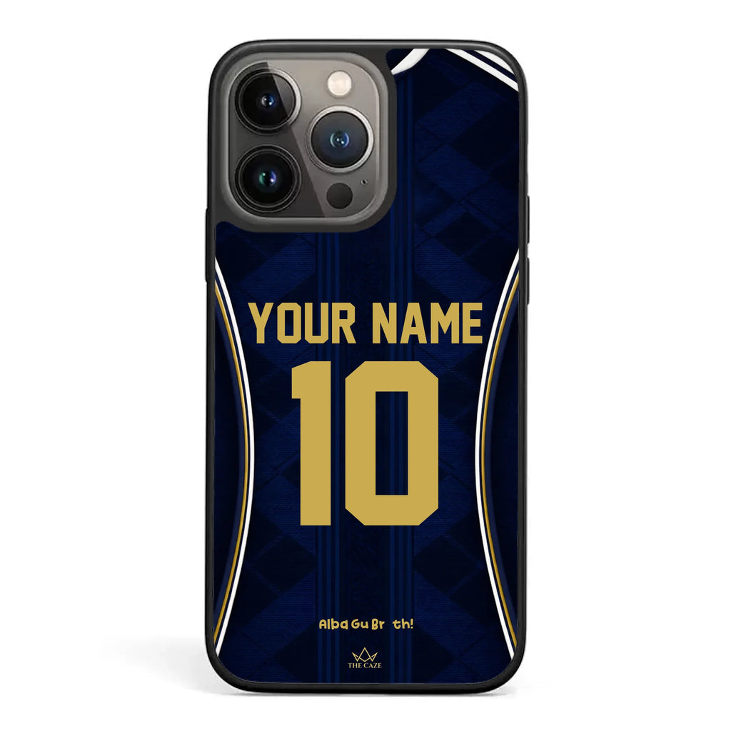 Funda para iPhone de la camiseta de fútbol de Escocia