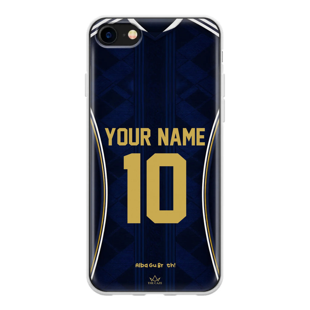 Funda para iPhone de la camiseta de fútbol de Escocia