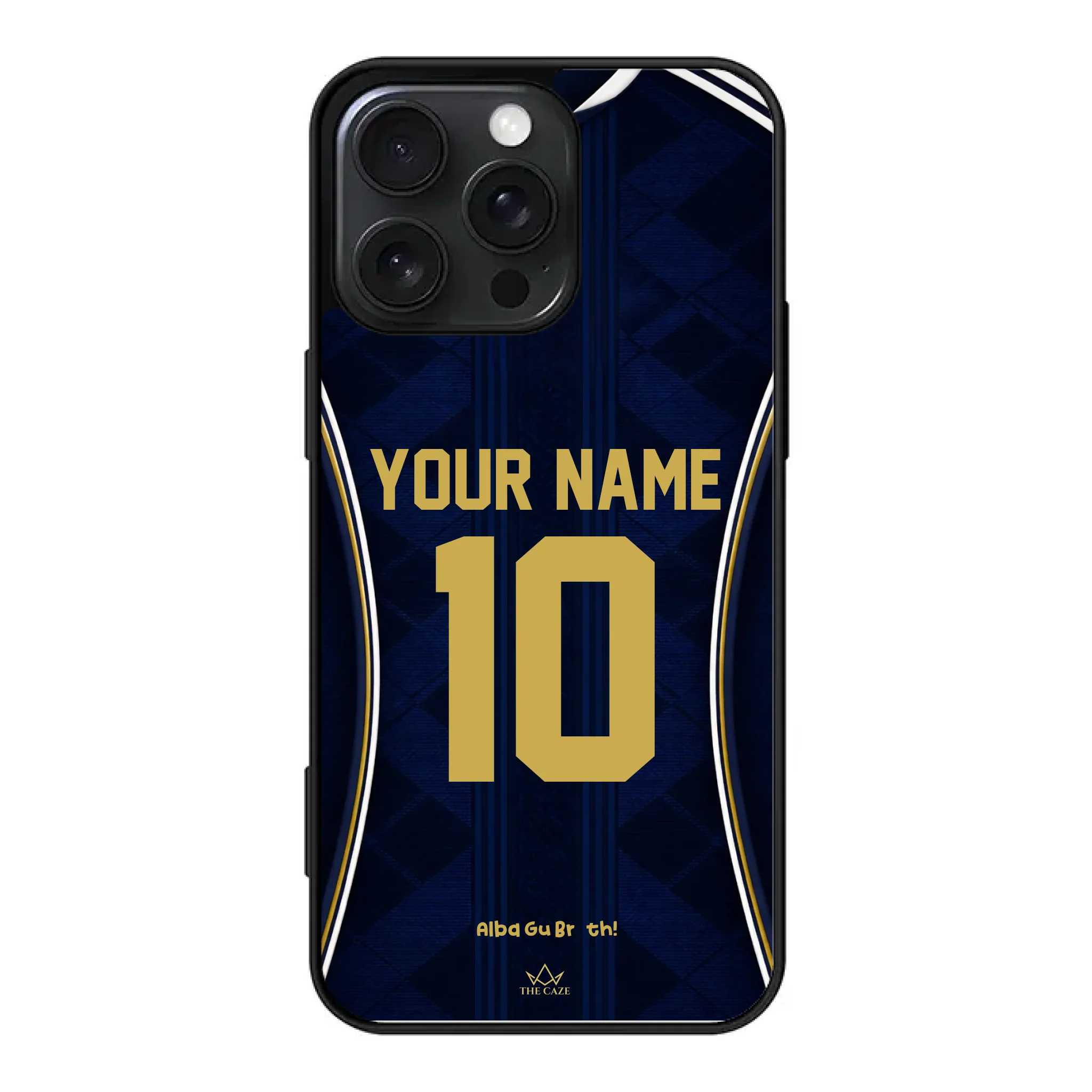 Funda para iPhone de la camiseta de fútbol de Escocia