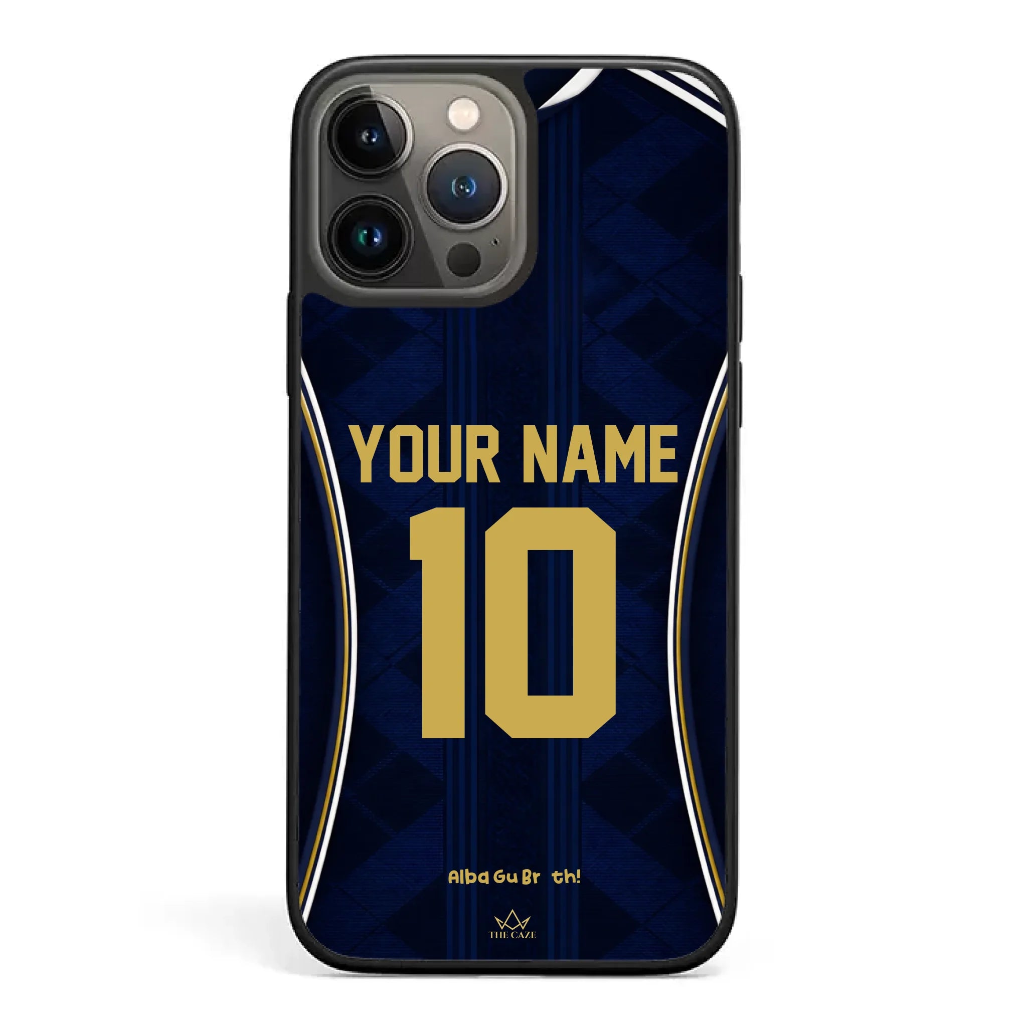 Funda para iPhone de la camiseta de fútbol de Escocia