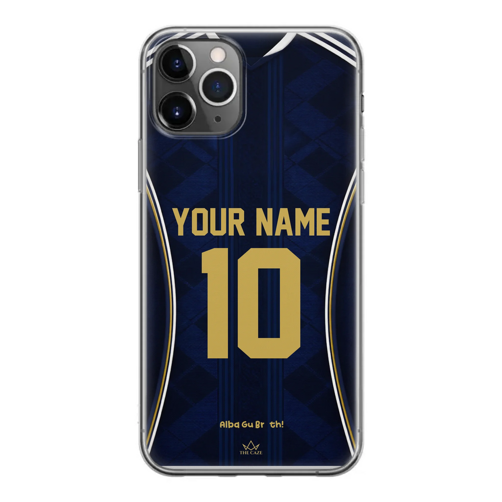 Funda para iPhone de la camiseta de fútbol de Escocia