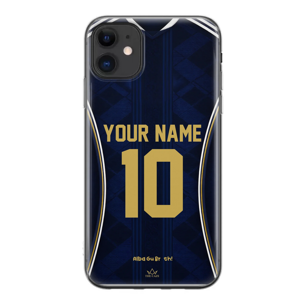 Funda para iPhone de la camiseta de fútbol de Escocia