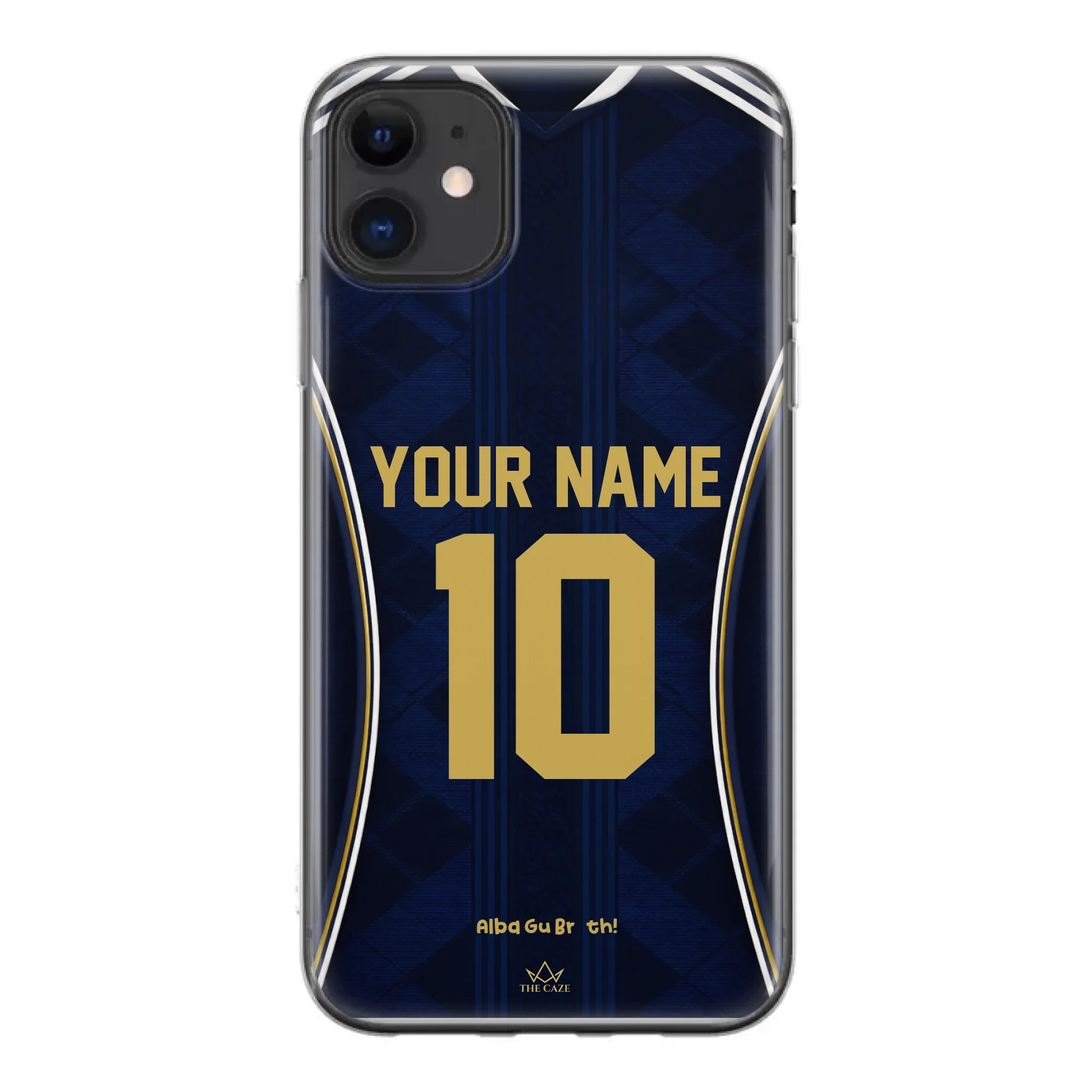 Funda para iPhone de la camiseta de fútbol de Escocia
