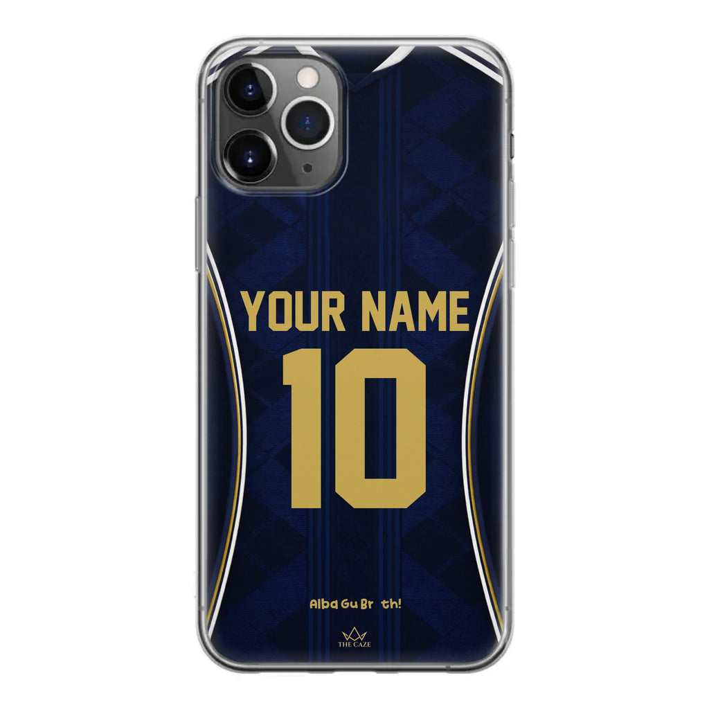 Funda para iPhone de la camiseta de fútbol de Escocia