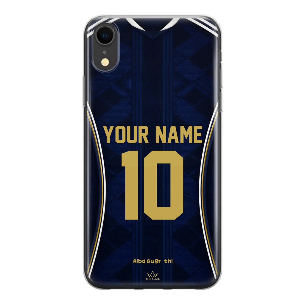 Funda para iPhone de la camiseta de fútbol de Escocia