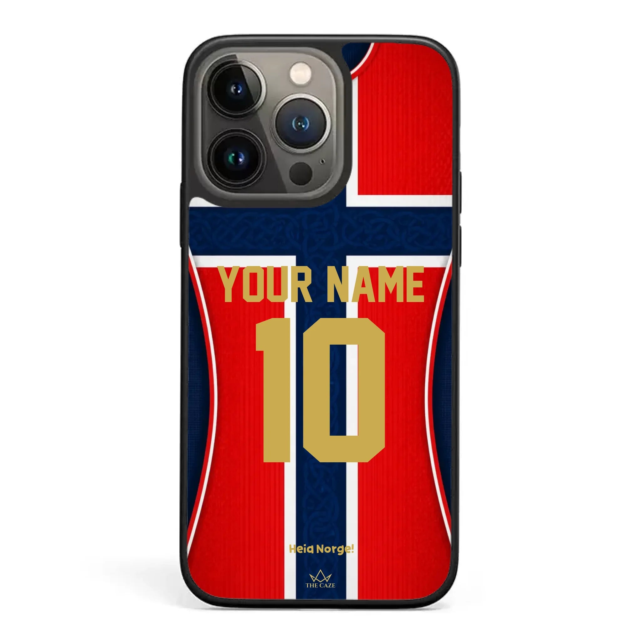 Funda de iPhone de la camiseta de fútbol de Noruega