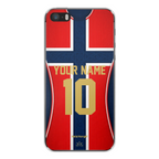 Funda de iPhone de la camiseta de fútbol de Noruega