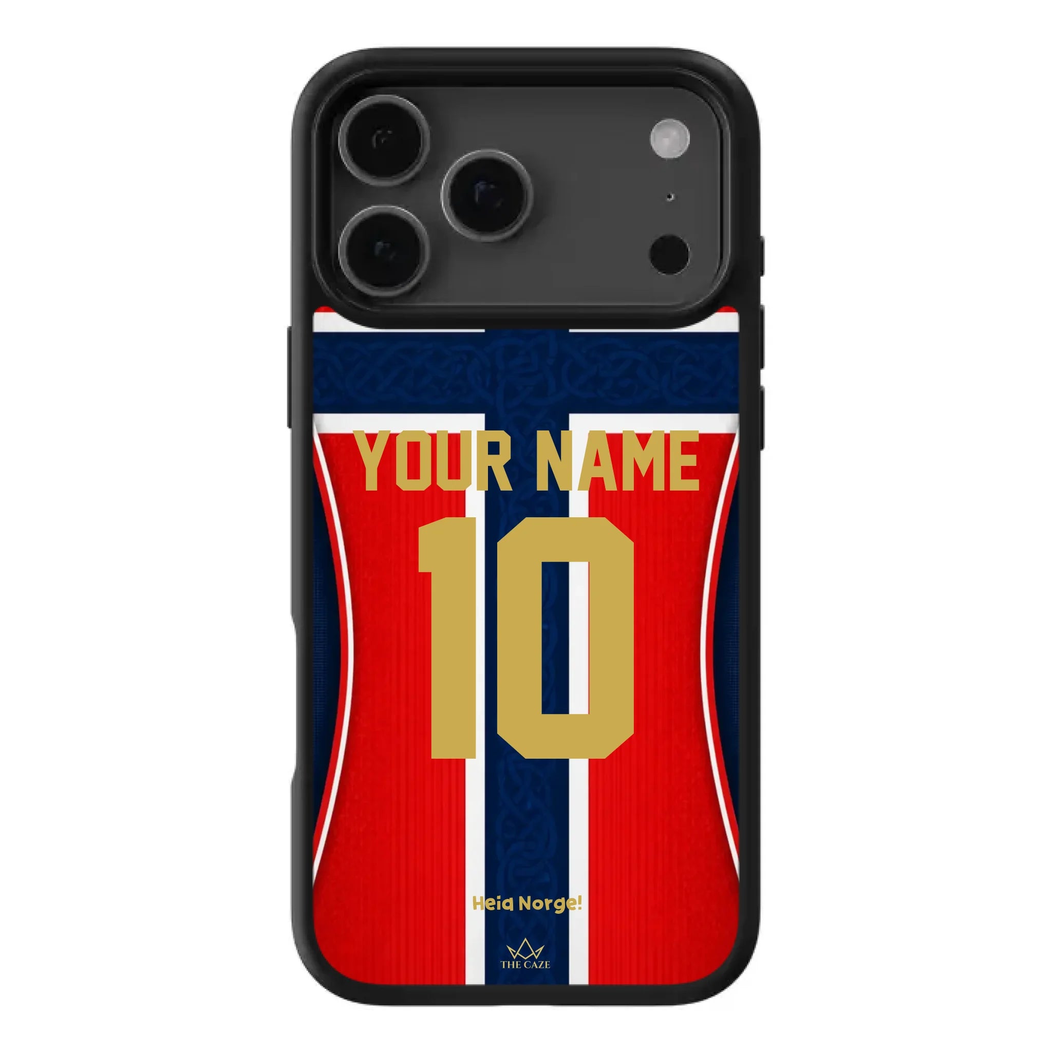 Funda de iPhone de la camiseta de fútbol de Noruega