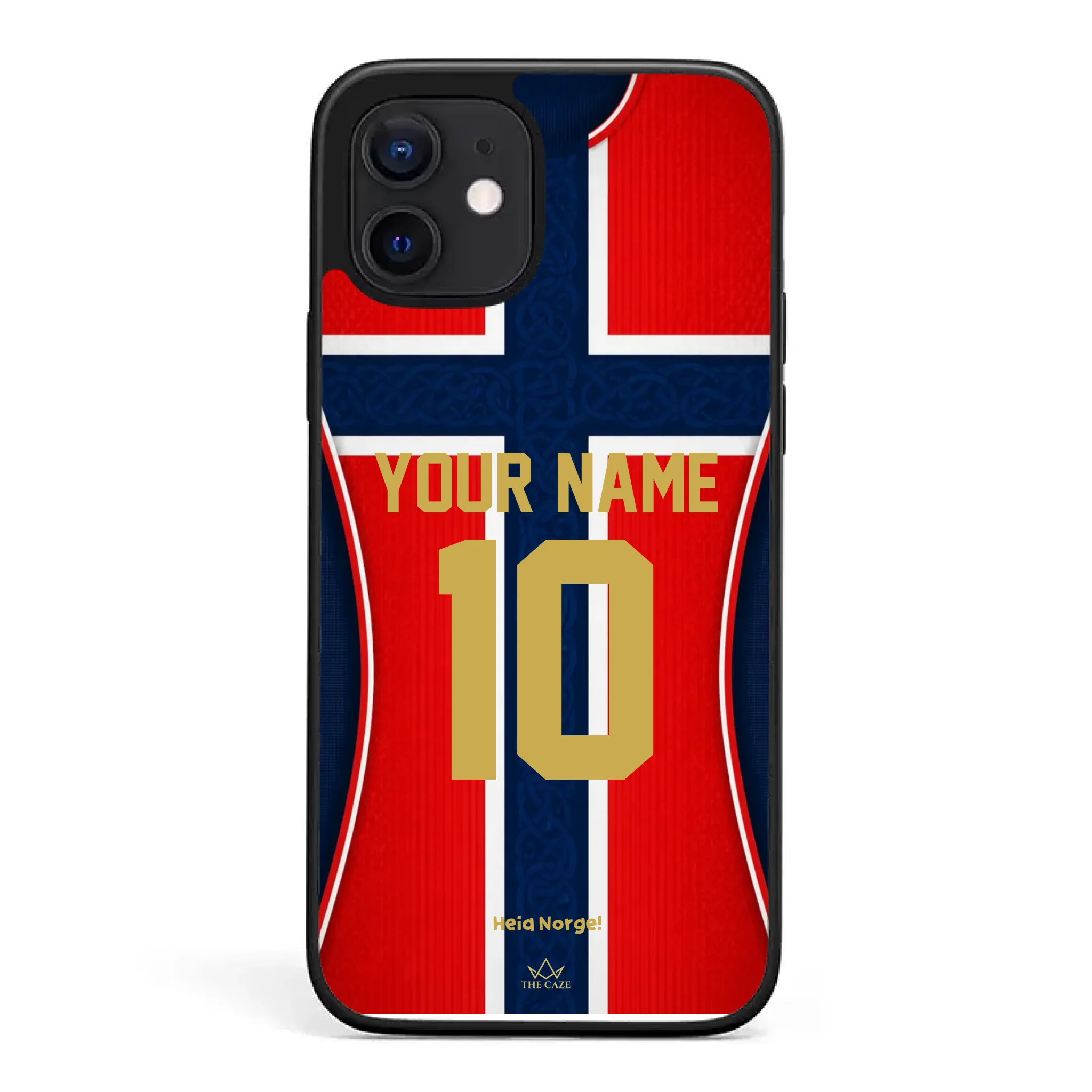 Funda de iPhone de la camiseta de fútbol de Noruega
