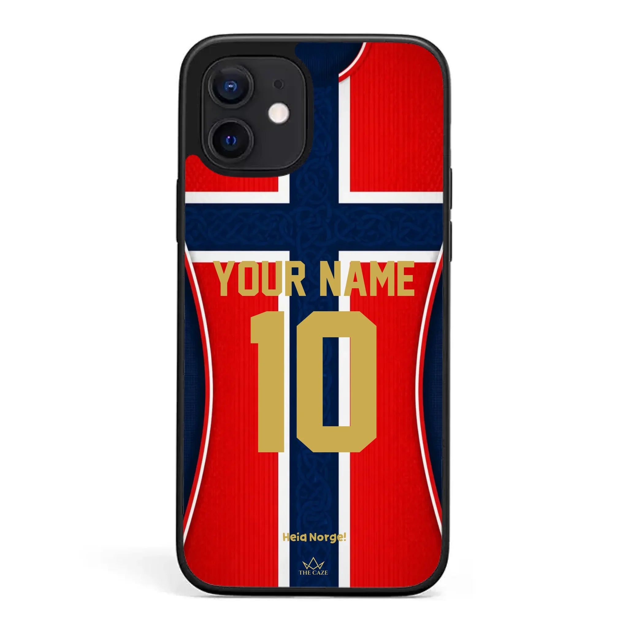Funda de iPhone de la camiseta de fútbol de Noruega