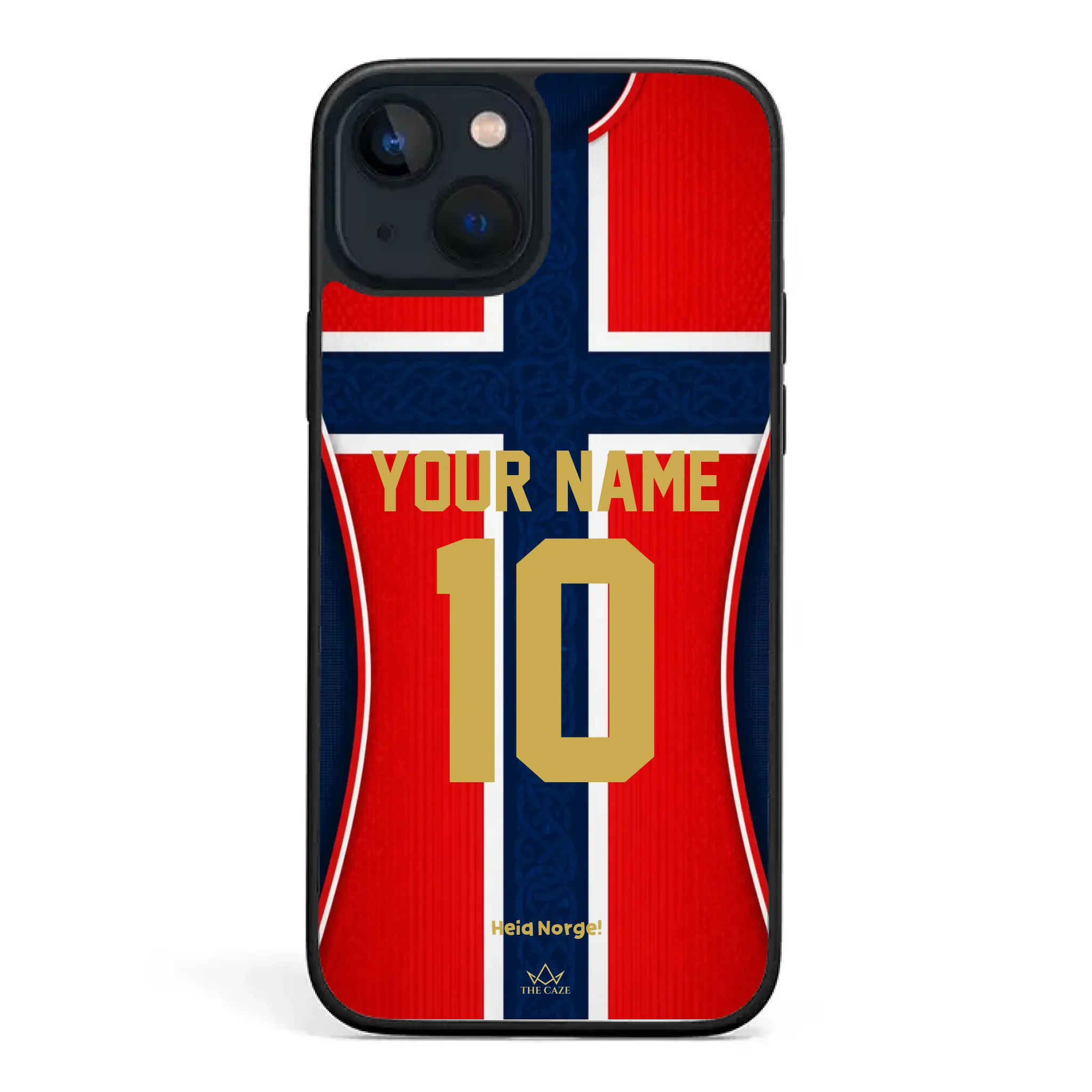 Funda de iPhone de la camiseta de fútbol de Noruega