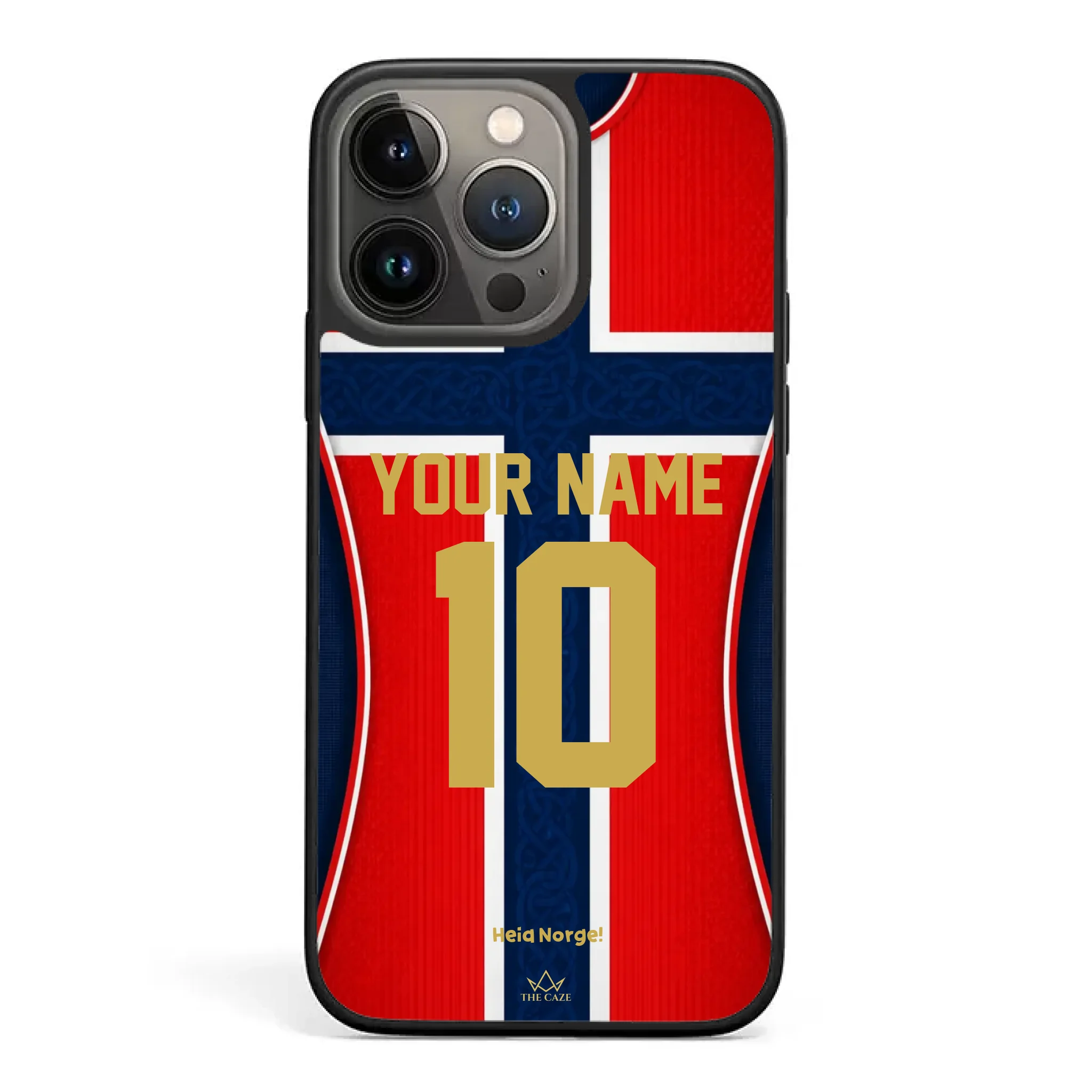 Funda de iPhone de la camiseta de fútbol de Noruega
