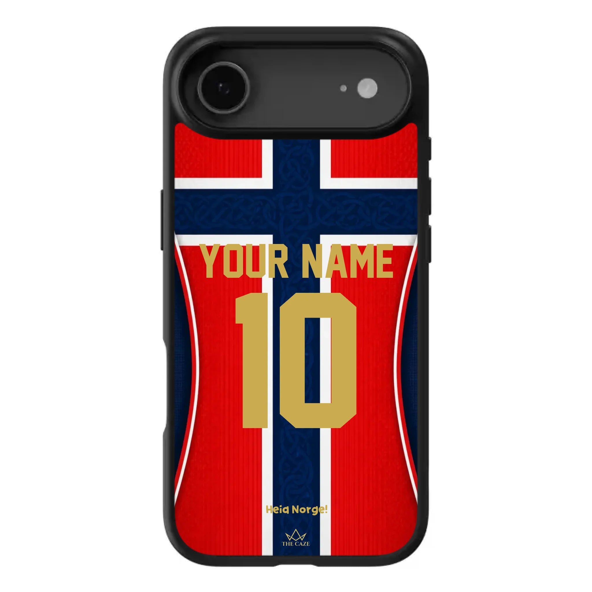 Funda de iPhone de la camiseta de fútbol de Noruega