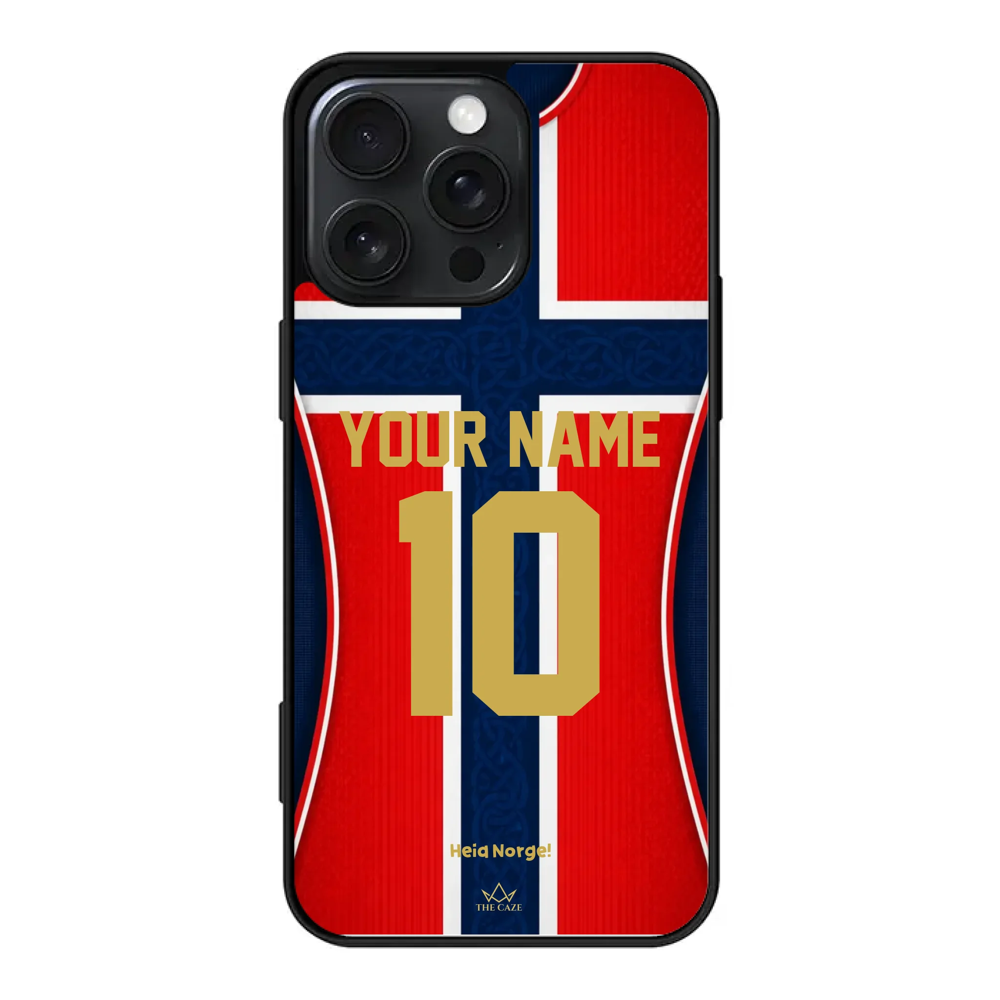 Funda de iPhone de la camiseta de fútbol de Noruega