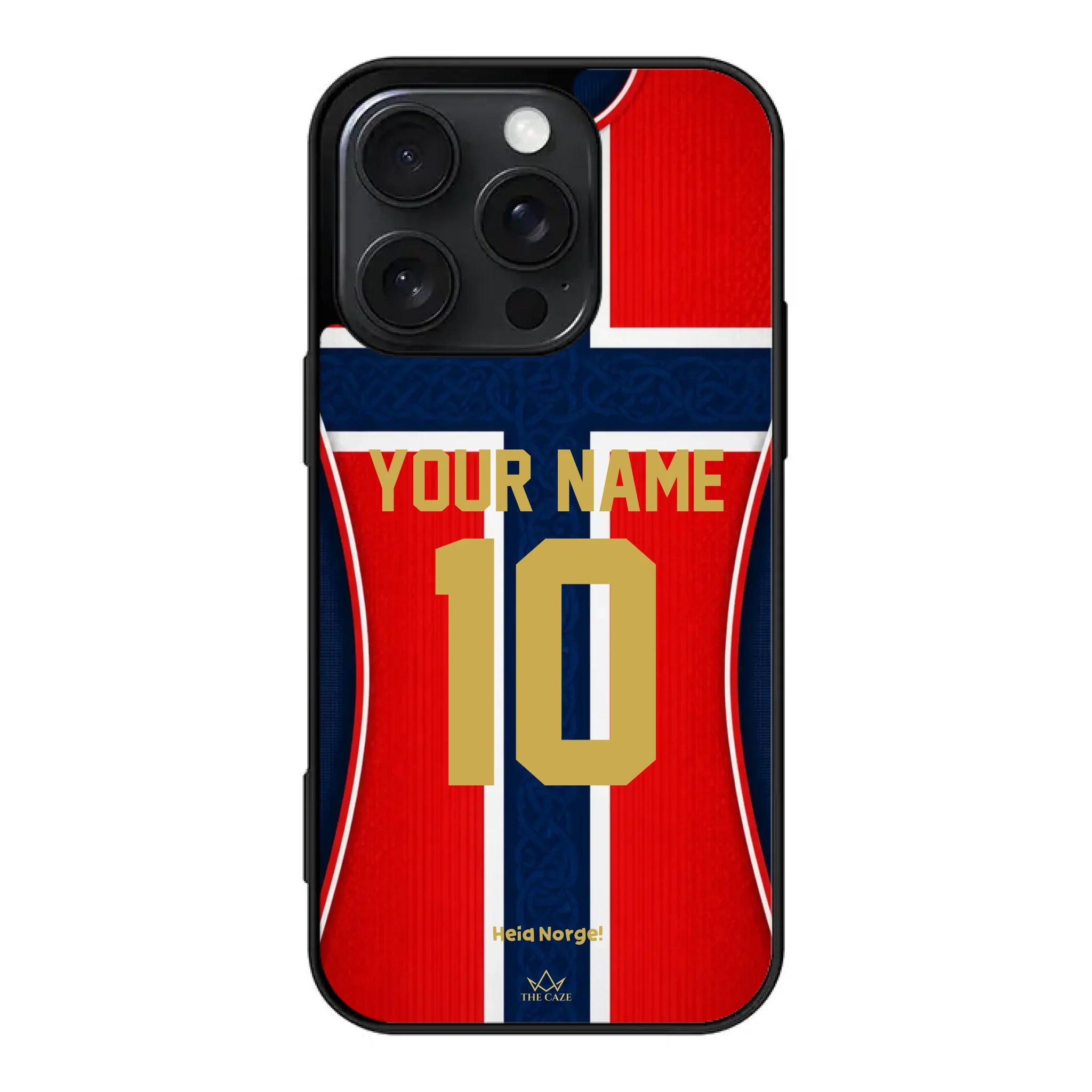 Funda de iPhone de la camiseta de fútbol de Noruega