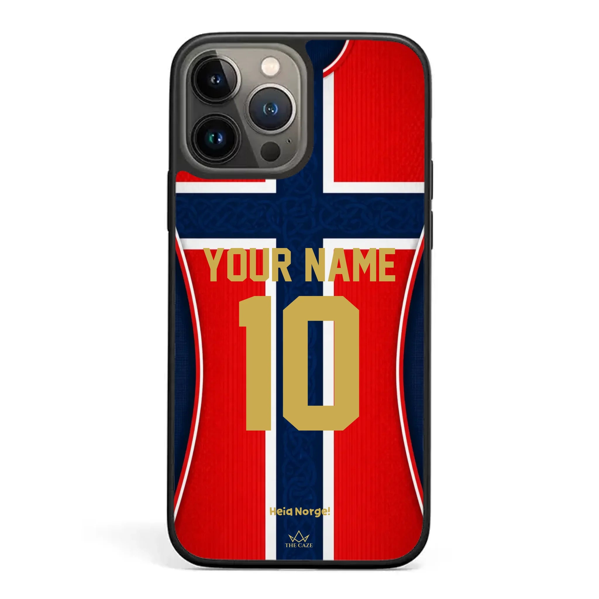 Funda de iPhone de la camiseta de fútbol de Noruega