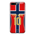 Funda de iPhone de la camiseta de fútbol de Noruega