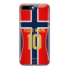 Funda de iPhone de la camiseta de fútbol de Noruega