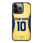 Funda de iPhone con la camiseta de fútbol de Curazao