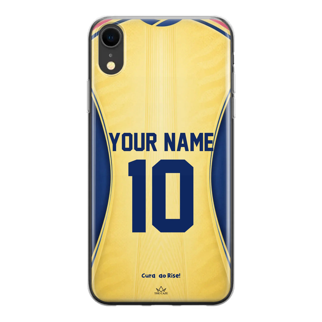 Funda de iPhone con la camiseta de fútbol de Curazao