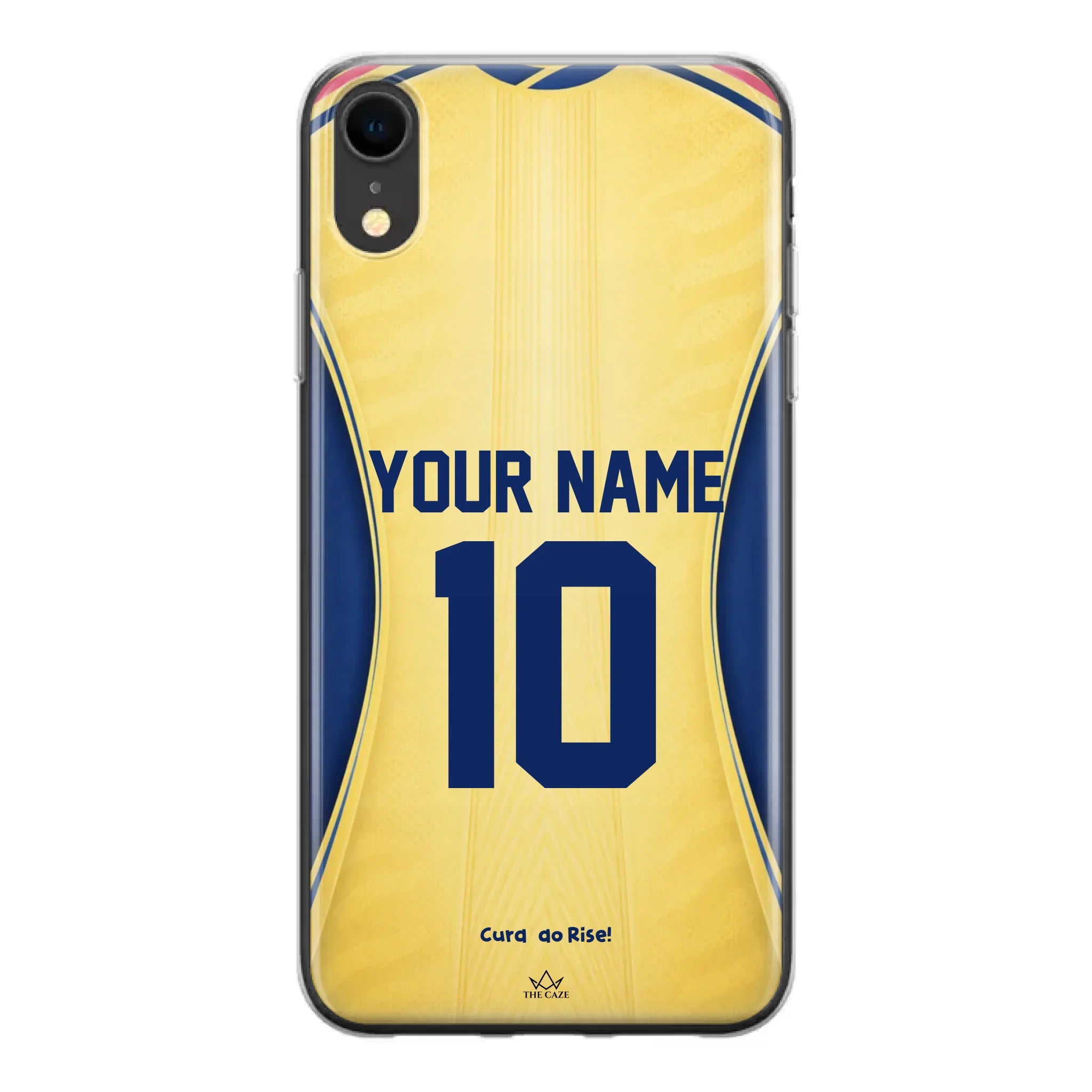 Funda de iPhone con la camiseta de fútbol de Curazao