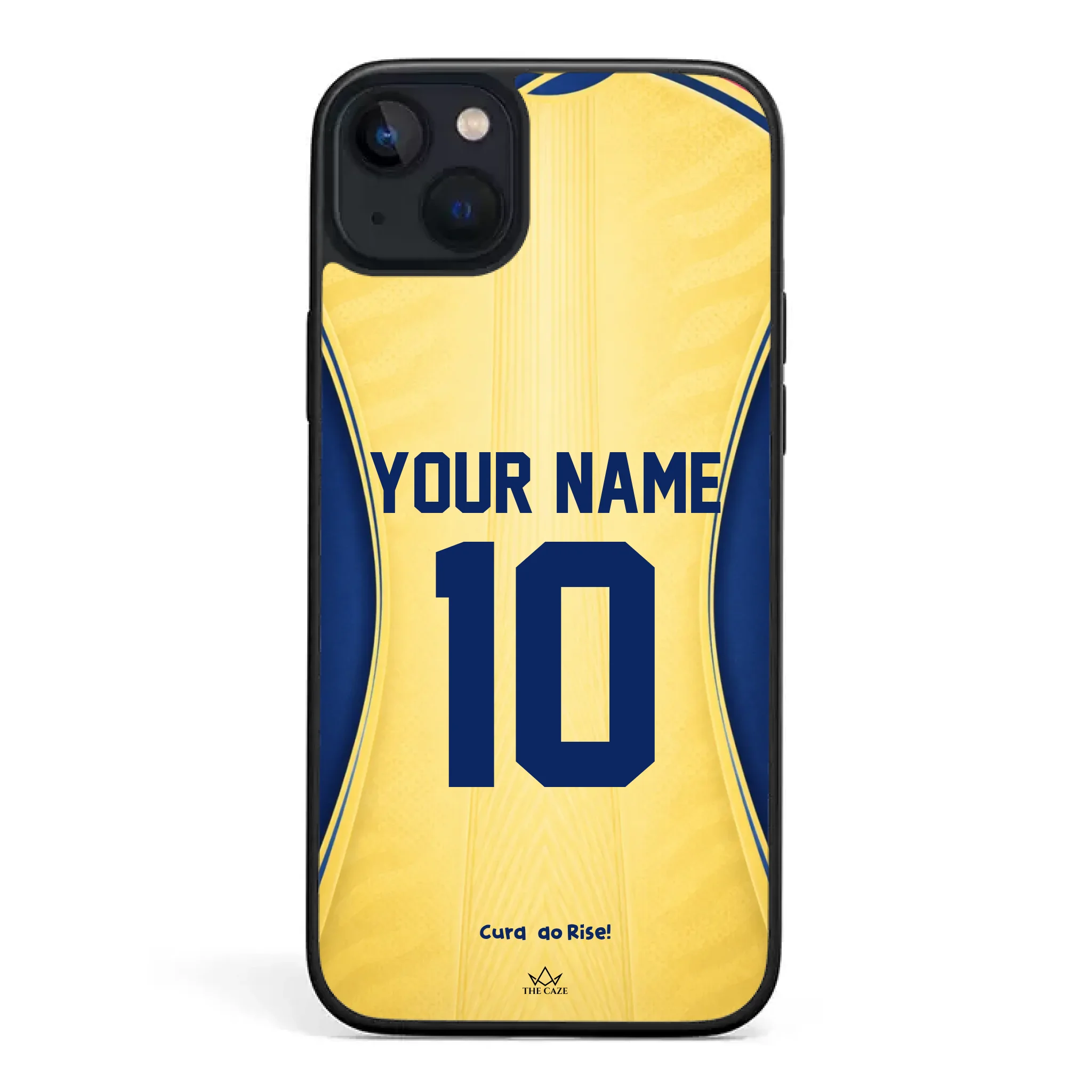 Funda de iPhone con la camiseta de fútbol de Curazao