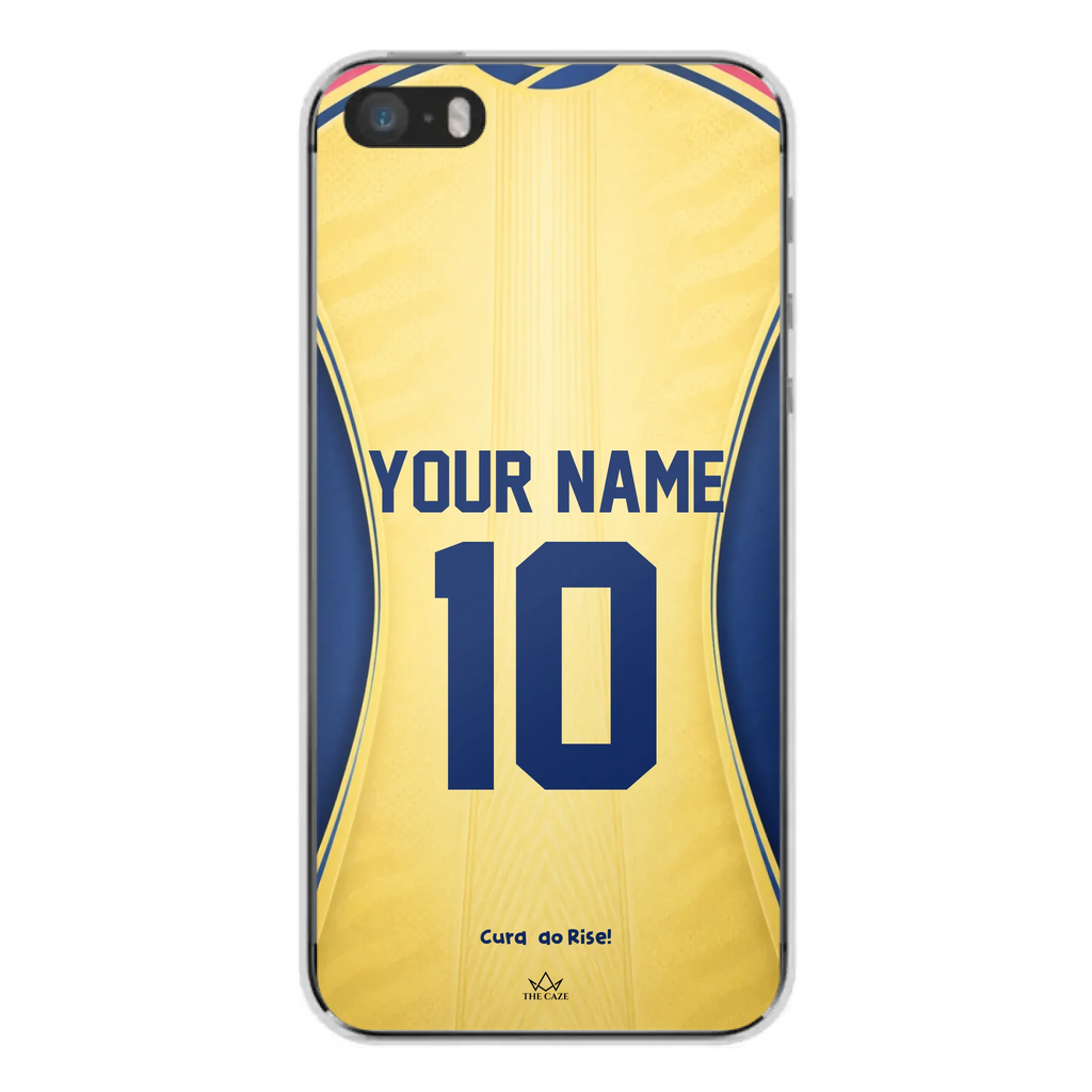 Funda de iPhone con la camiseta de fútbol de Curazao