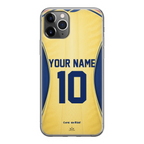 Funda de iPhone con la camiseta de fútbol de Curazao