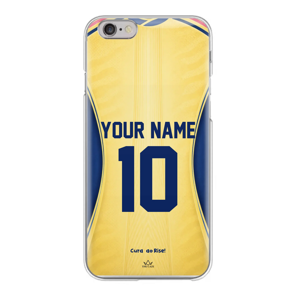 Funda de iPhone con la camiseta de fútbol de Curazao