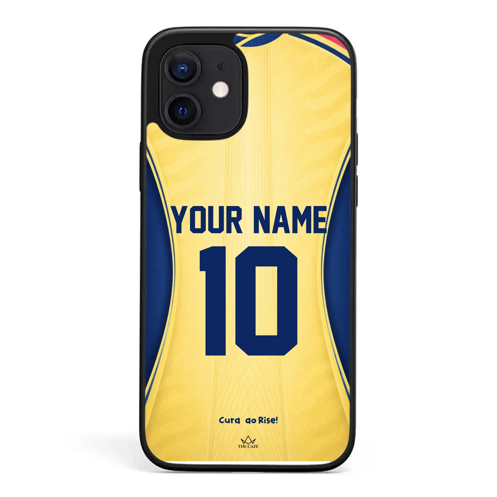 Funda de iPhone con la camiseta de fútbol de Curazao
