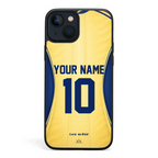 Funda de iPhone con la camiseta de fútbol de Curazao