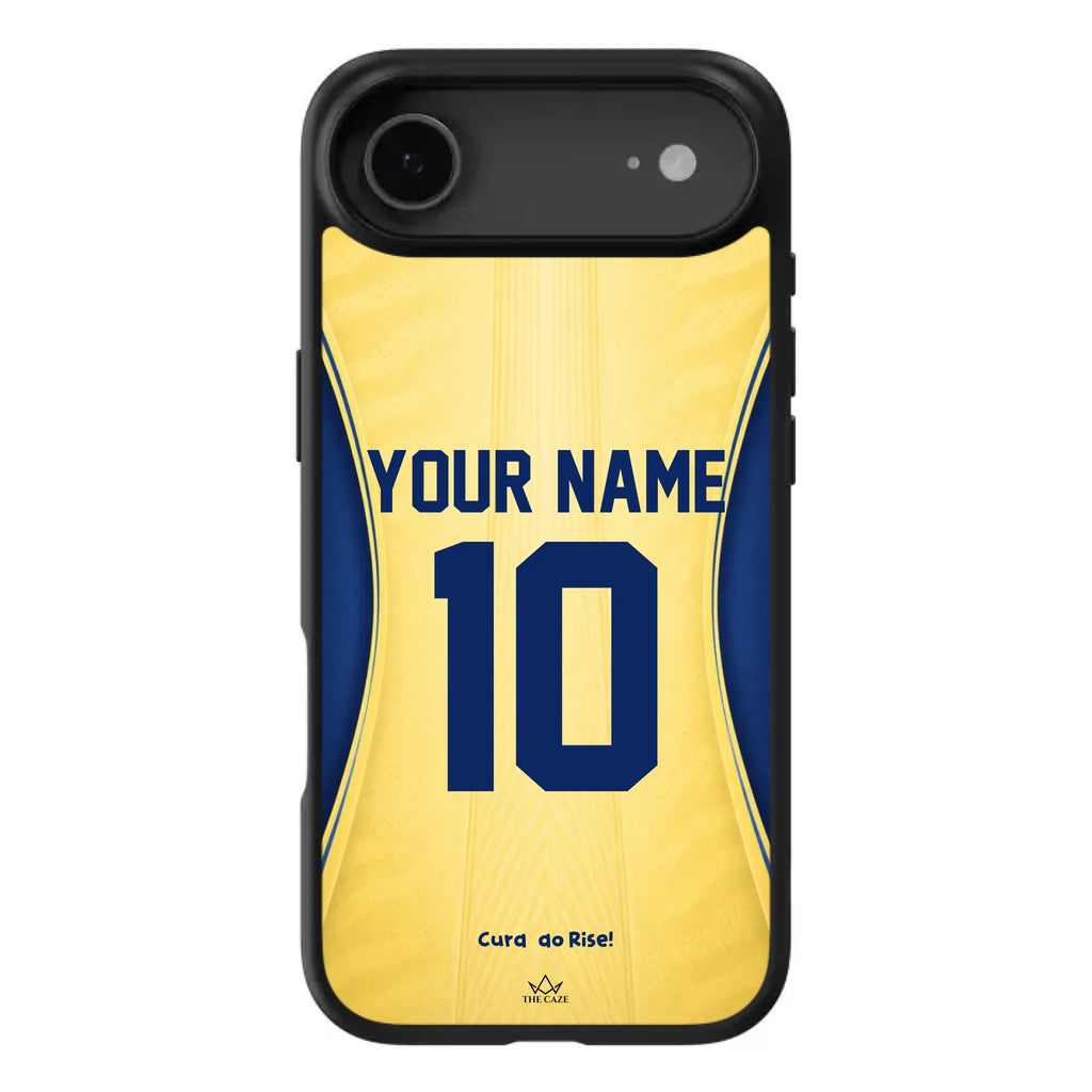 Funda de iPhone con la camiseta de fútbol de Curazao