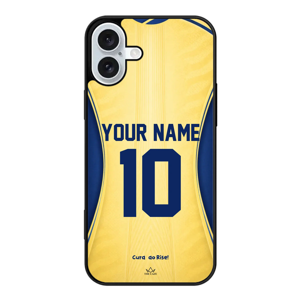 Funda de iPhone con la camiseta de fútbol de Curazao