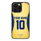 Funda de iPhone con la camiseta de fútbol de Curazao
